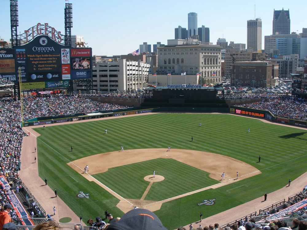 Detroit Tigers opening game at Comerica Park, 2007.jpg