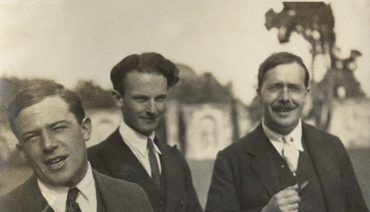 Sir Maurice Bowra; Sylvester Govett Gates; L.P. Hartley, by Lady Ottoline Morrell