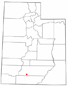 Localización de Cannonville, Utah