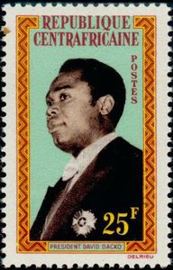 Archivo:President-D-Dacko stamp