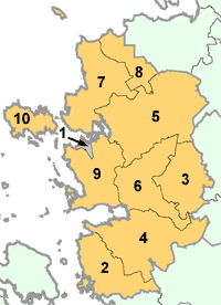 Municipios del condado de Lääne