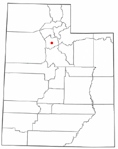 Localización de Midvale, Utah