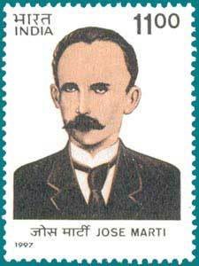 Stamp of India - 1997 - Colnect 163587 - Jose Marti