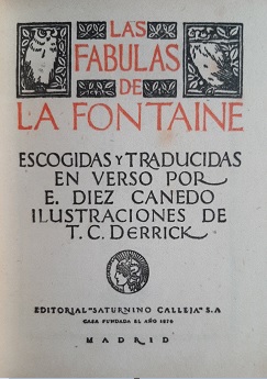 Archivo:Portada ED-C Las fábulas de La Fontaine 
