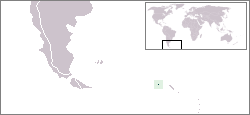 Localización de las islas Aurora