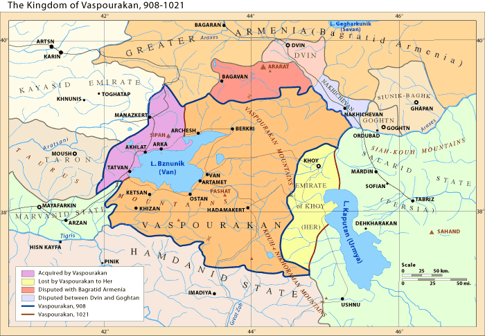 El Reino de Vaspurakan (908-1021)