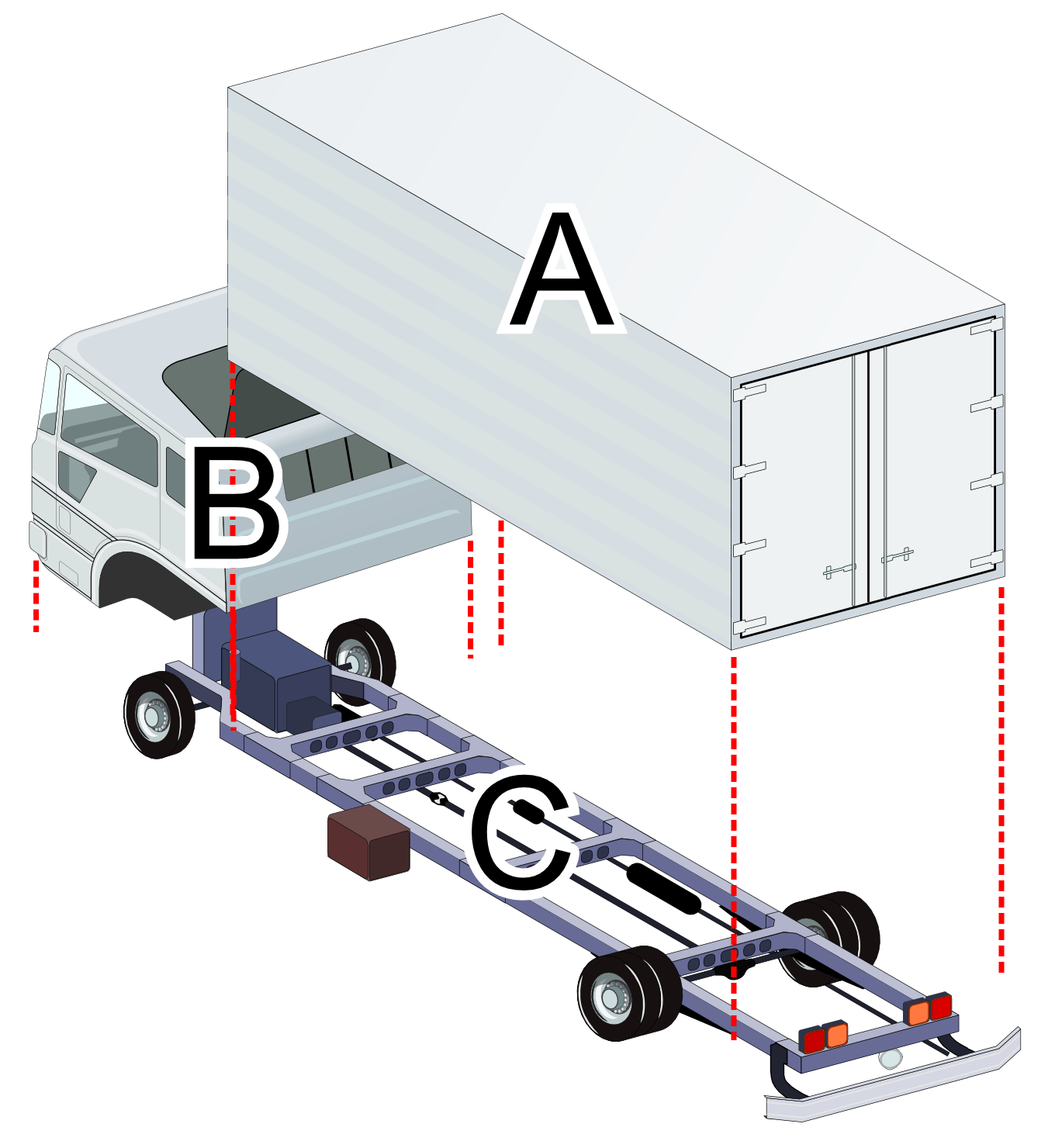 Archivo Truck (Van body, Cabin, Chassis)