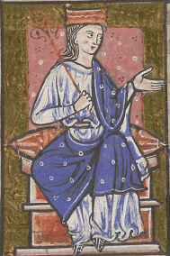 Æthelflæd as depicted in the cartulary of Abingdon Abbey.png