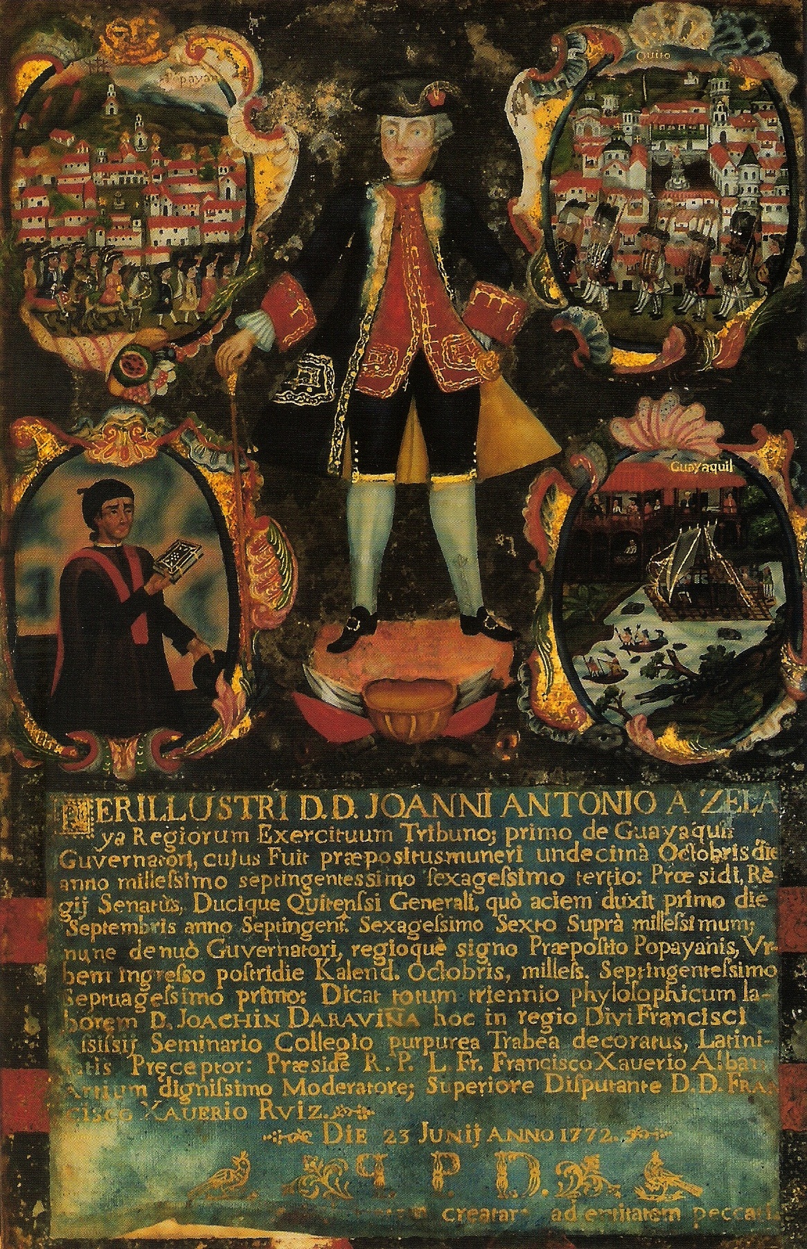 Archivo Cédula Juan Antonio Zelaya 1772 9839
