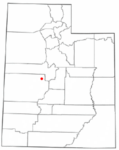 Localización de Oak City, Utah