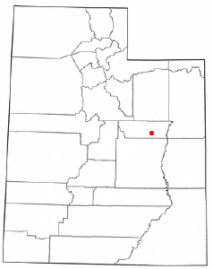 Localización de East Carbon, Utah