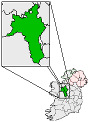 Archivo:Ireland map County Roscommon Magnified