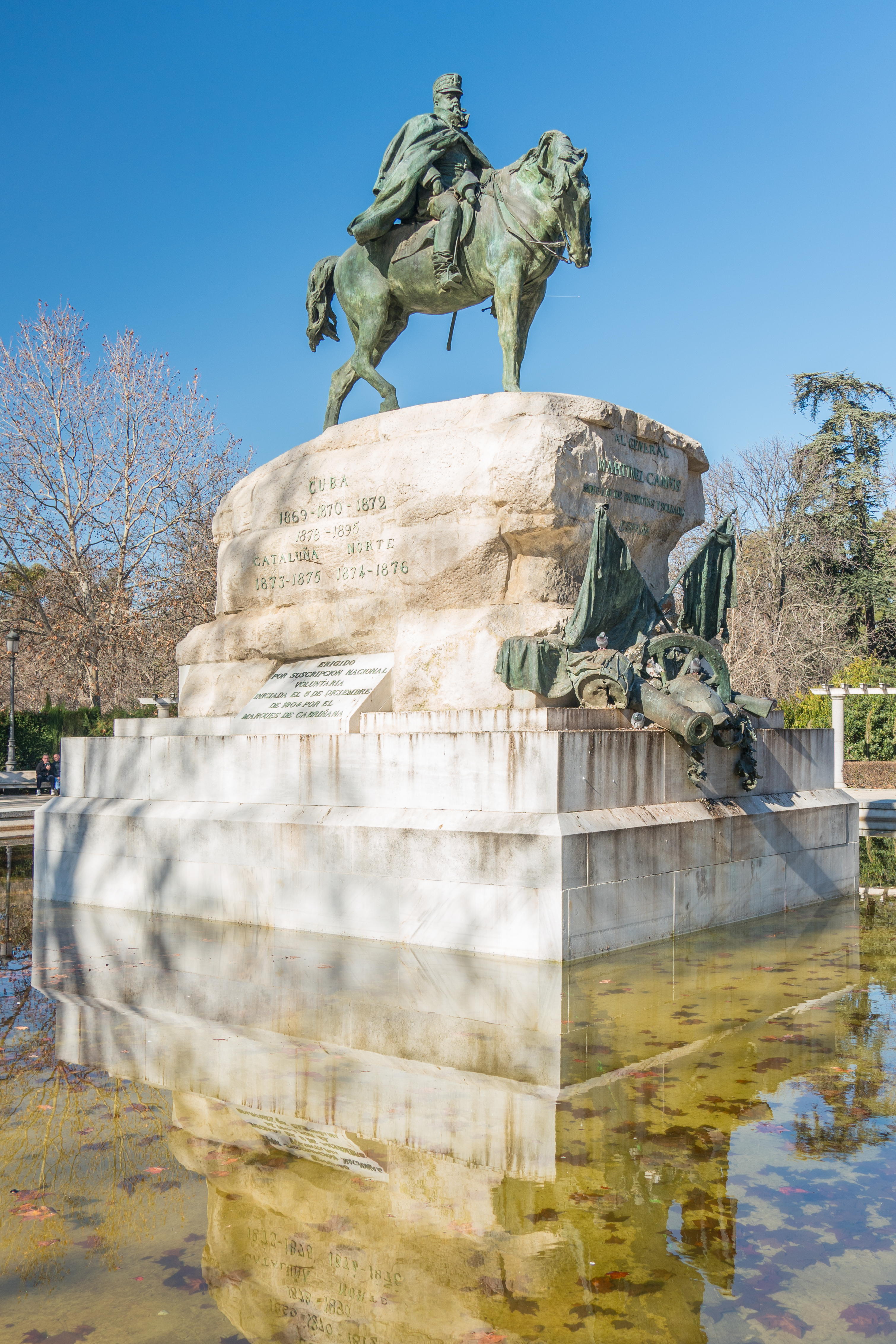 Retiro Park Statues - Monument to Martinez Campos.jpg