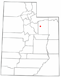 Localización de Tabiona, Utah
