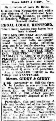 Archivo:Regal Lodge sale 1919 Bury Free Press 31MAY1919