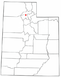 Localización de Clinton, Utah
