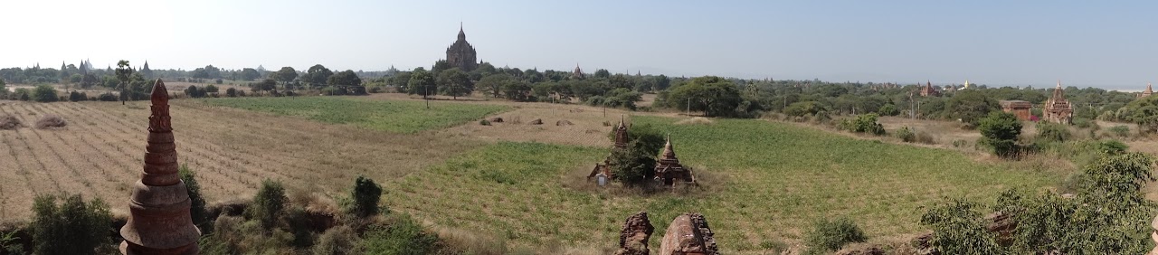 Vista panorámica de Bagan