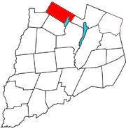 Otsego County outline map Richfield red.png