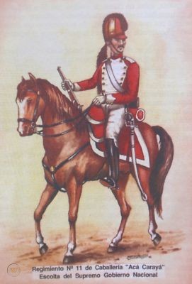 Archivo:Soldado de caballería del regimiento Acá Carayá