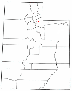 Localización de Coalville, Utah