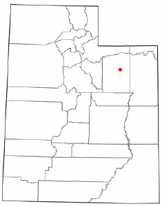 Localización de Altamont, Utah