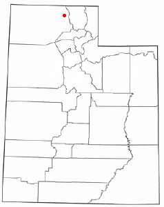 Localización de Garland, Utah