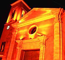 Archivo:Iglesia iluminada de Las Torres de Cotillas. (1)