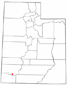 Localización de Kanarraville, Utah