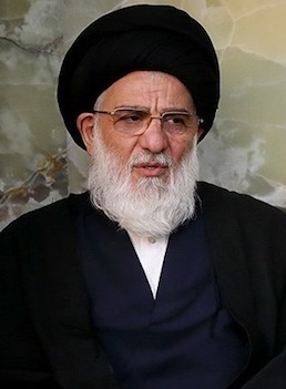 Archivo:Ayatollah Mahmoud Hashemi Shahroudi in Qom(cropped)
