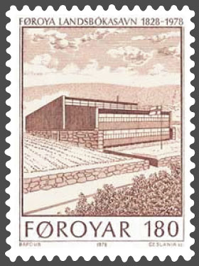 Archivo:Faroe stamp 035 new national library