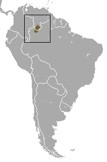 Distribución del uacarí de neblina