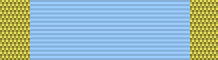 SWE King Oscar II and Queen Sofia's golden wedding badge ribbon