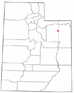 Localización de Neola, Utah