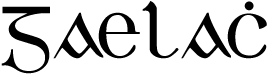 Archivo:Gaelic-font-Gaelach