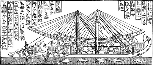 Ancient Egyptian Seafaring Ship