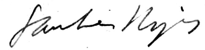 Firma de José Sánchez Rojas