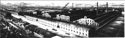 La fábrica Burés de Anglés (Gerona), en el 1905