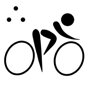 Archivo:Olympic pictogram Triathlon