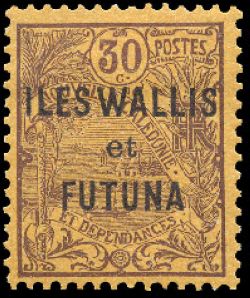 Archivo:Timbre Wallis et Futuna 1920 - 30 centimes