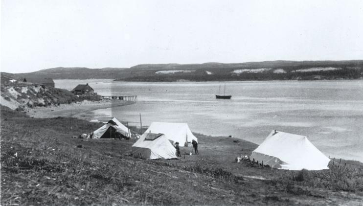 Establishing at Great Whale River Preliminary Camp 1922.jpg