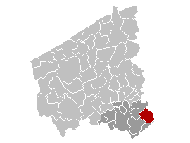Anzegem en la provincia de Flandes Occidental