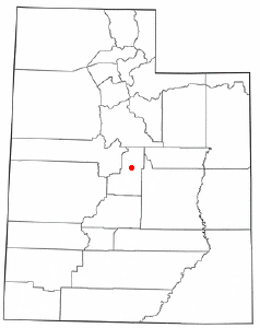 Localización de Mount Pleasant, Utah