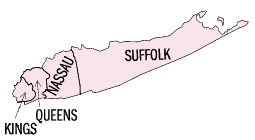Archivo:Long Island counties, Long Island, New York