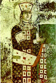 Archivo:Queen Tamar - Vardzia fresco