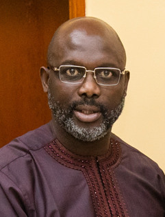 Archivo:George Weah 2019 (cropped)