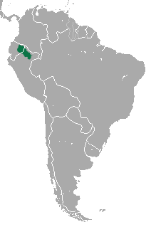 Área de distribución de P. aequatorialis