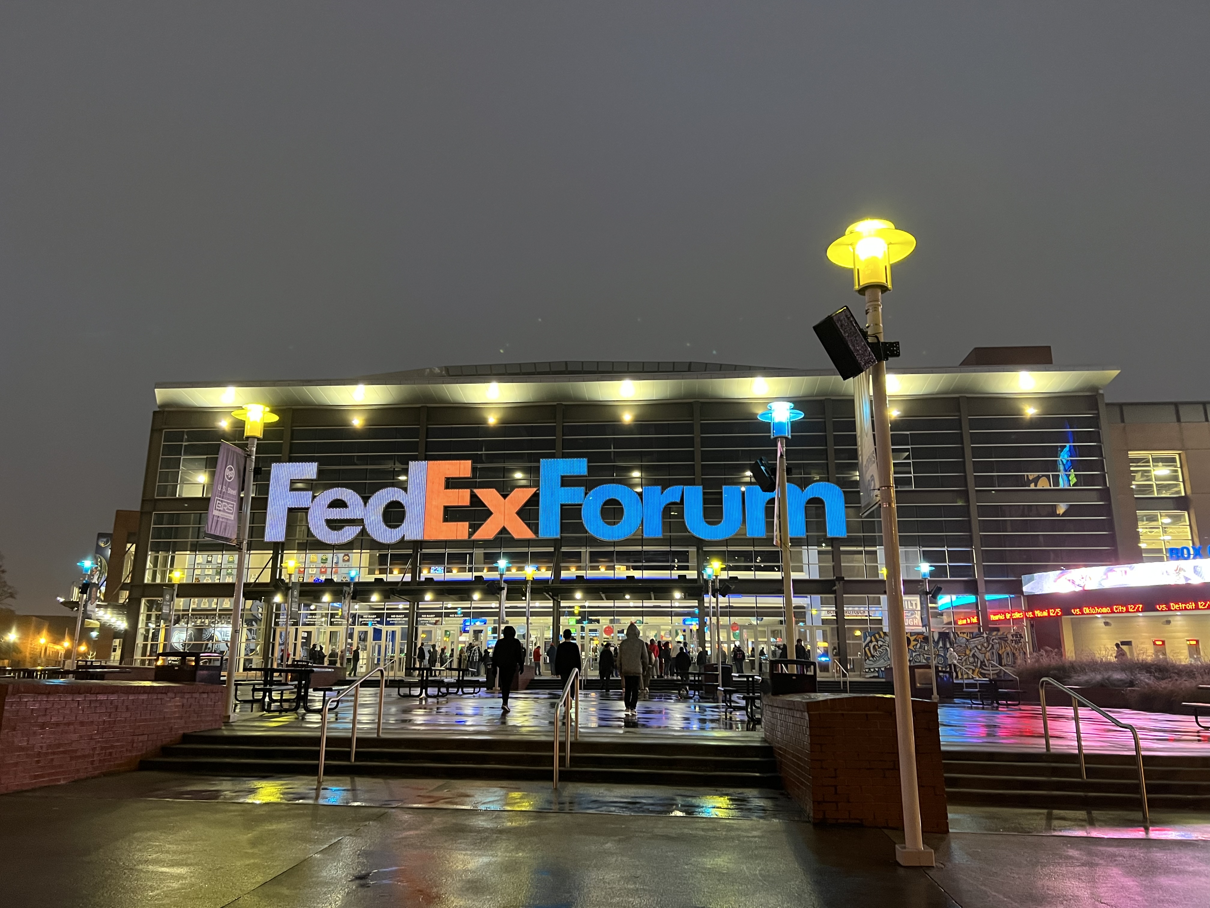 FedExForum at night.jpg