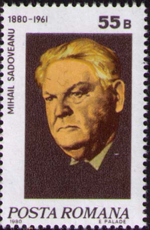 Archivo:Stamp 1980 Mihail Sadoveanu