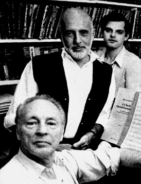 Archivo:George Balanchine and Jerome Robbins and John Clifford