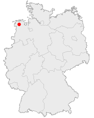 Archivo:Lage der Stadt Aurich in Deutschland